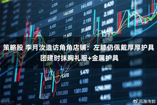 策略股 李月汝造访角角店铺：左膝仍佩戴厚厚护具 团建时抹胸礼服+金属护具