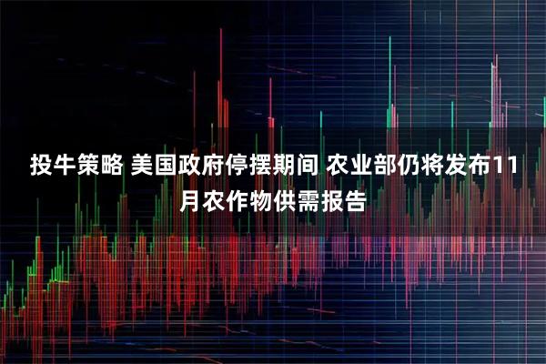 投牛策略 美国政府停摆期间 农业部仍将发布11月农作物供需报告