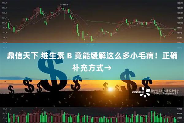 鼎信天下 维生素 B 竟能缓解这么多小毛病！正确补充方式→